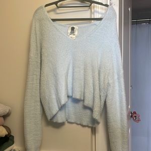Light blue sweater from south moon under